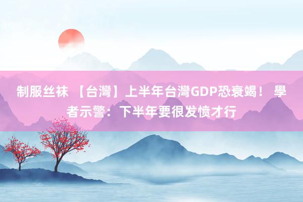 制服丝袜 【台灣】上半年台灣GDP恐衰竭！ 學者示警：下半年要很发愤才行